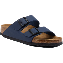 Birkenstock Pantolette Arizona in blau in Größe: 41 für Herren
