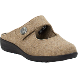 Solidus Hausschuh in beige in Größe: 37 für Damen Weite: K