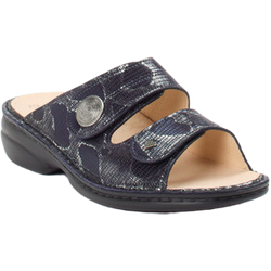 Finn Comfort Pantolette in blau/grau in Größe: 37 für Damen