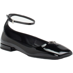 Prada Ballerina in schwarz in Größe: 37.5 für Damen
