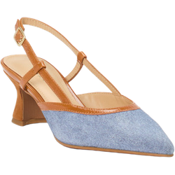 Maripé Slingpumps in blau in Größe: 39 für Damen