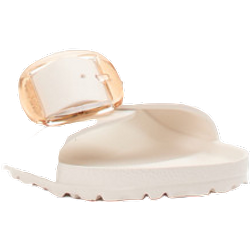 Birkenstock Badepantolette Madrid Big Buckle in beige in Größe: 37 für Damen Weite: S