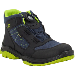 Superfit Schnürboots Kinder in schwarz/grün in Größe: 34 Weite: W