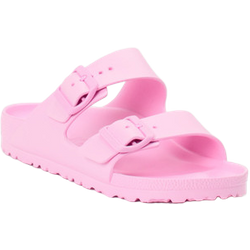 Birkenstock Badepantolette Arizona in pink in Größe: 37 für Damen Weite: N