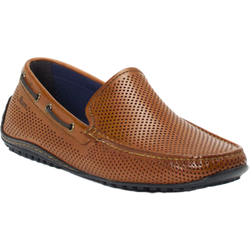 Sioux Mokassin in braun in Größe: 41.5 für Herren Weite: G