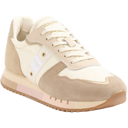 Blauer Sneaker in beige in Größe: 37 für Damen