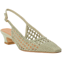 Andrea Puccini Slingpumps in grün in Größe: 37 für Damen