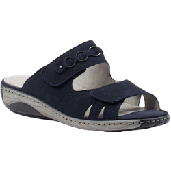Waldläufer Pantolette in blau in Größe: 36.5 für Damen Weite: G