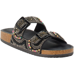 Andrea Puccini Pantolette in schwarz/multi in Größe: 37 für Damen