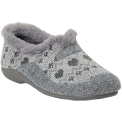 Varomed Pantolette in grau in Größe: 38 für Damen Weite: G