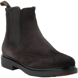 Santoni Chelsea Boots in grau in Größe: 45 für Herren