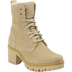 Panama Jack Schnürstiefelette in beige/grau in Größe: 37 für Damen