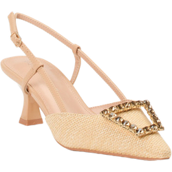 Andrea Puccini Slingpumps in beige in Größe: 37 für Damen