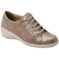 Solidus Schnürschuh in beige in Größe: 37.5 für Damen Weite: J