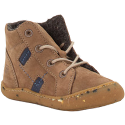 Ricosta Lauflern-Schnürboots gefüttert Kinder in braun in Größe: 22 Weite: M