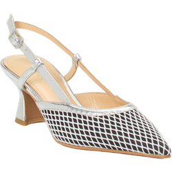 Maripé Slingpumps in schwarz/weiß in Größe: 36.5 für Damen