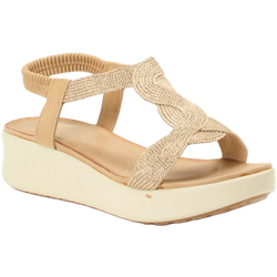 Andrea Puccini Keilsandalette in gelb in Größe: 41 für Damen