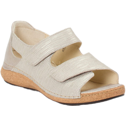 Waldläufer Sandalette in beige/grau in Größe: 38.5 für Damen Weite: K