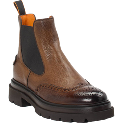 Santoni Boots in braun in Größe: 42.5 für Herren
