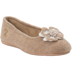 Thies Hausschuh in beige in Größe: 37 für Damen