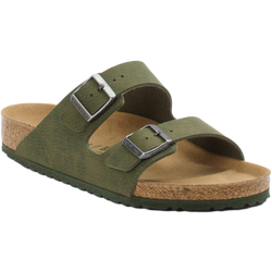 Birkenstock Pantolette Arizona BS in grün in Größe: 42 für Herren