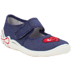 Superfit Hausschuh Kinder in blau/rot in Größe: 26