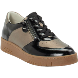Waldläufer Sneaker in schwarz/braun in Größe: 38 für Damen Weite: H