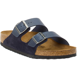 Birkenstock Pantolette Arizona BS in blau in Größe: 42 für Herren