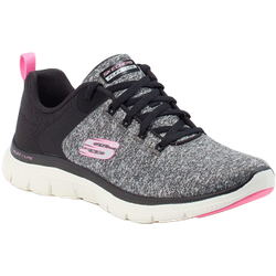 Skechers Sneaker in schwarz/grau in Größe: 37 für Damen
