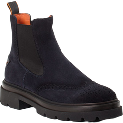 Santoni Chelsea Boots in blau in Größe: 41 für Herren