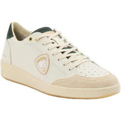 Blauer Sneaker in beige in Größe: 41 für Herren