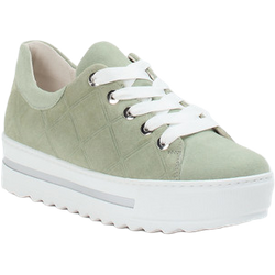 Gabor Comfort Schnürschuh in grün in Größe: 41 für Damen Weite: G