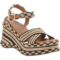 CAFèNOIR Keilsandalette in schwarz in Größe: 37 für Damen
