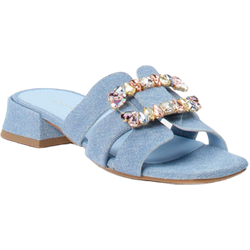 Andrea Puccini Pantolette in blau in Größe: 37 für Damen