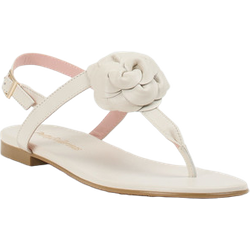 Pretty Ballerinas Zehentrenner-Sandale in weiß in Größe: 41 für Damen