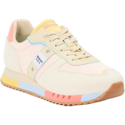Blauer Sneaker in beige in Größe: 37 für Damen