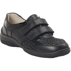 Waldläufer Slipper in schwarz in Größe: 38.5 für Damen Weite: H