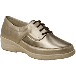 Solidus Schnürschuh in beige/grau in Größe: 37 für Damen Weite: K