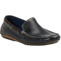 Sioux Mokassin in schwarz in Größe: 44 für Herren