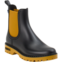 Verbenas Gummistiefel in schwarz/gold in Größe: 37 für Damen