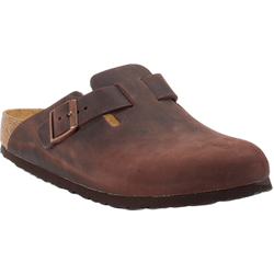 Birkenstock Pantolette Boston in braun in Größe: 41 für Herren Weite: S