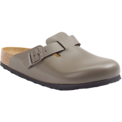 Birkenstock Pantolette Boston BS in grün in Größe: 41 für Herren