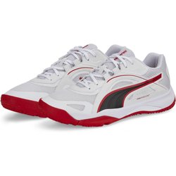 Solarstrike II Hallen-Sportschuhe Herren PUMA White Black High Risk Red