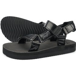 Damen flip*flop comfy*sandal Sandale Schwarz