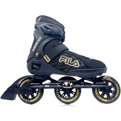 Fila Crossfit 100 Tri-Skates schwarz mit weichen Stiefeln und 100-mm-Rädern
