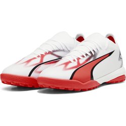 ULTRA MATCH TT Fußballschuhe Herren PUMA White Black Fire Orchid Red