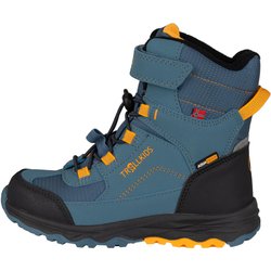 Kinder Winter-Stiefel HAFJELL Stahlblau/Mango/Schwarz