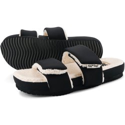 Damen flip*flop double*strap paddy Slides Schwarz