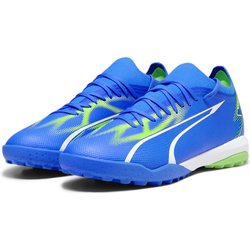 ULTRA MATCH TT Fußballschuhe Herren PUMA Ultra Blue White Pro Green