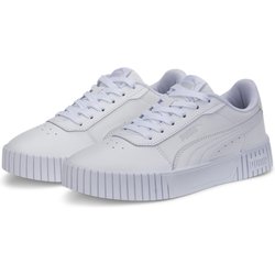 Carina 2.0 Sneakers Mädchen PUMA White Silver Gray